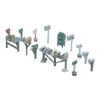 Woodland Scenics #206 - Assorted Mailboxes - HO Scale Kit