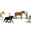Woodland Scenics #2159 - Horseback Riders - N Scale