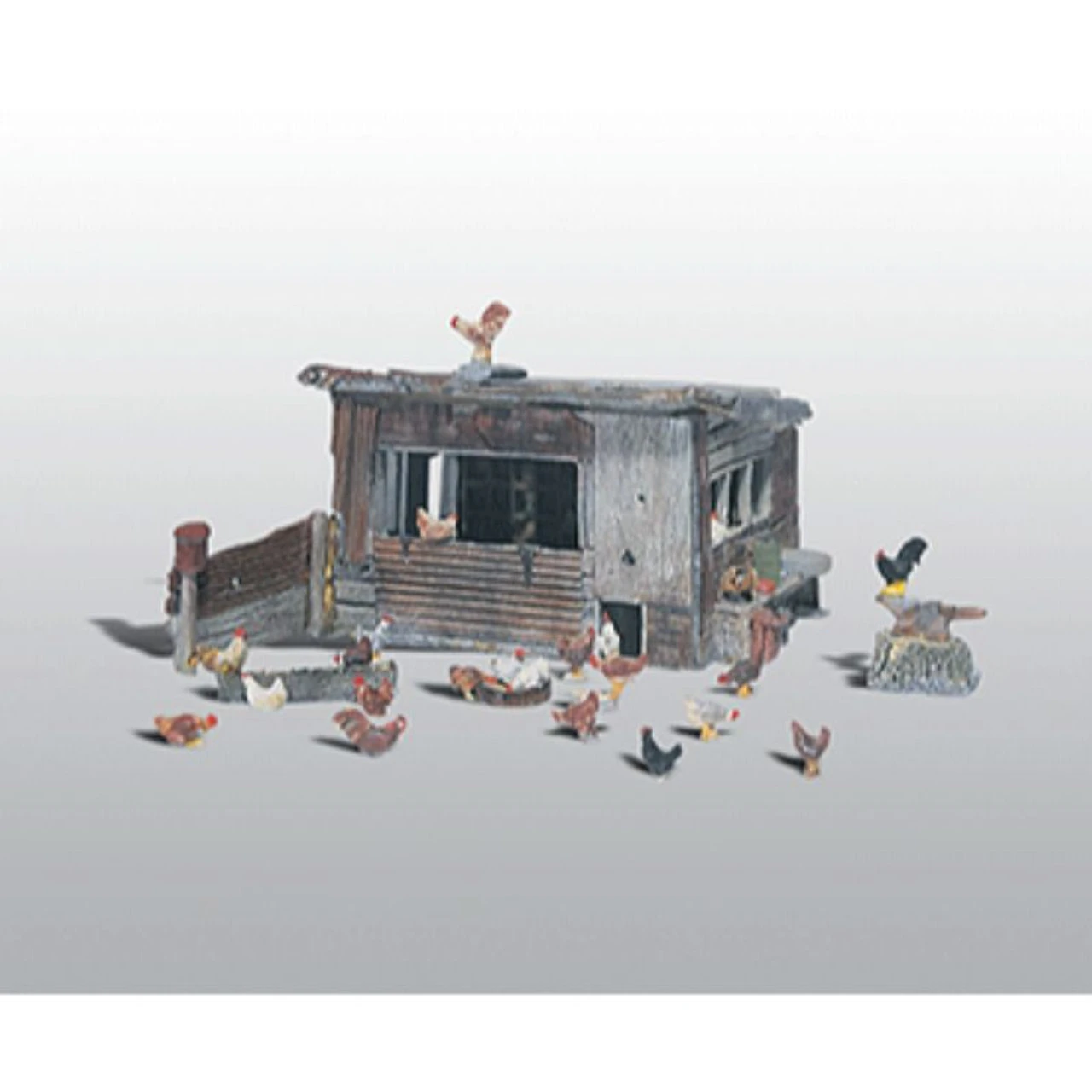 Woodland Scenics 215 - Chicken Coop Kit - HO Scale Kit 1 Woodland Scenics 215 - Chicken Coop Kit - HO Scale Kit