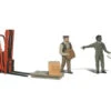 Woodland Scenics #2192 - Workers With Forklift - N Scale