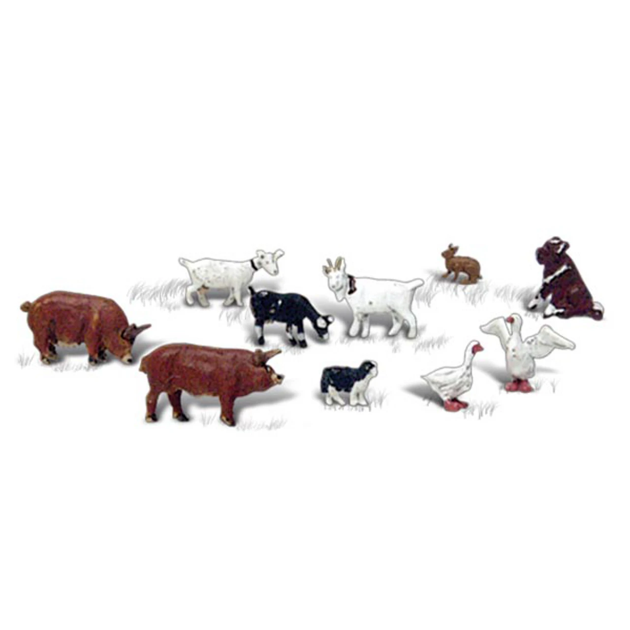 Woodland Scenics #2202 - Barnyard Animals - N Scale 1 Woodland Scenics #2202 - Barnyard Animals - N Scale