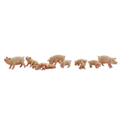 Woodland Scenics #2218 - Yorkshire Pigs - N Scale