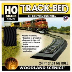 Woodland Scenics Woodland Scenic 1474 - 24' Roll Track Bed - HO Scale